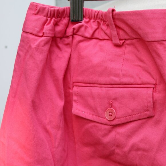Talbots Plus Size Petite Signature Salmon Pink Stretch Cotton Capri Pants 20WP - Picture 4 of 7